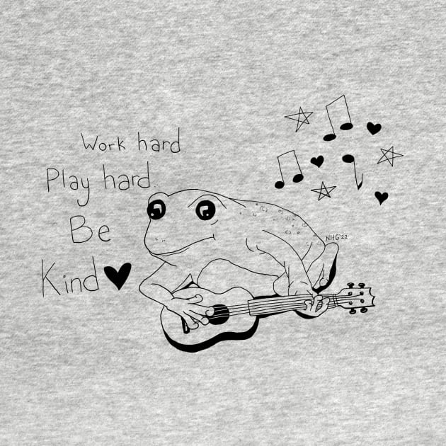 Ukulele Frog by Natalie Gilbert